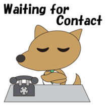 The salaried dog English version sticker #492059