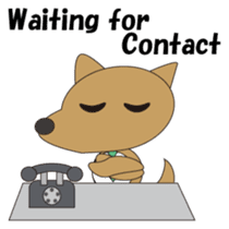 The salaried dog English version sticker #492059