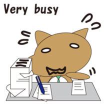 The salaried dog English version sticker #492065