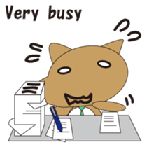 The salaried dog English version sticker #492065