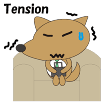 The salaried dog English version sticker #492068