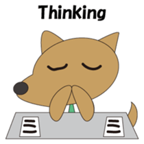 The salaried dog English version sticker #492073