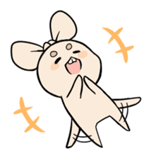 Mameta the Rabbit & Horosuke the Owl sticker #493195