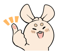 Mameta the Rabbit & Horosuke the Owl sticker #493201