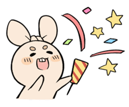 Mameta the Rabbit & Horosuke the Owl sticker #493204
