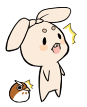 Mameta the Rabbit & Horosuke the Owl sticker #493206