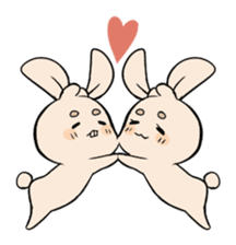 Mameta the Rabbit & Horosuke the Owl sticker #493216