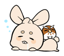 Mameta the Rabbit & Horosuke the Owl sticker #493233