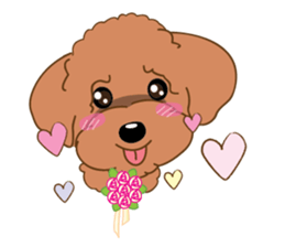 Poodle YaoYao sticker #493635