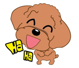 Poodle YaoYao sticker #493636