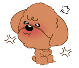 Poodle YaoYao sticker #493641