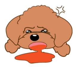 Poodle YaoYao sticker #493647