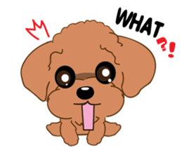 Poodle YaoYao sticker #493651