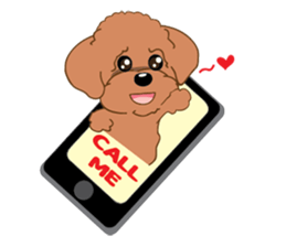 Poodle YaoYao sticker #493654