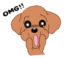 Poodle YaoYao sticker #493656
