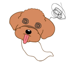 Poodle YaoYao sticker #493657