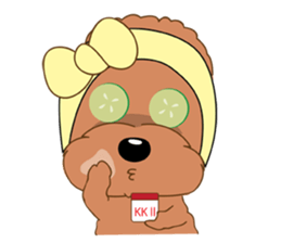 Poodle YaoYao sticker #493660