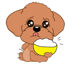 Poodle YaoYao sticker #493661