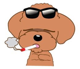 Poodle YaoYao sticker #493663