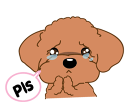 Poodle YaoYao sticker #493665