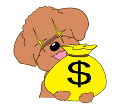 Poodle YaoYao sticker #493666