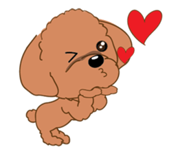 Poodle YaoYao sticker #493667