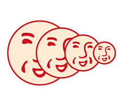 Wrong Japanese and smiling face mark sticker #493746