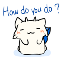 Fish Goat Stamp(English) sticker #494595