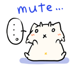 Fish Goat Stamp(English) sticker #494597