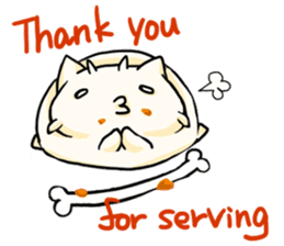 Fish Goat Stamp(English) sticker #494606