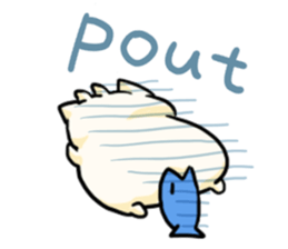 Fish Goat Stamp(English) sticker #494614