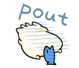 Fish Goat Stamp(English) sticker #494614