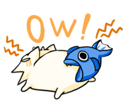 Fish Goat Stamp(English) sticker #494621