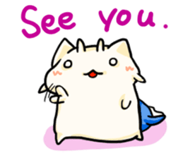 Fish Goat Stamp(English) sticker #494624