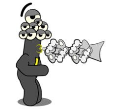 Daker - The Worker Monster sticker #494800