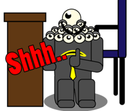 Daker - The Worker Monster sticker #494805