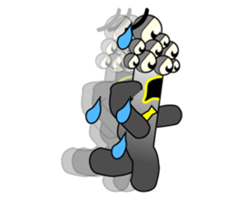 Daker - The Worker Monster sticker #494806