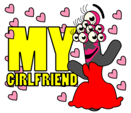 Daker - The Worker Monster sticker #494812