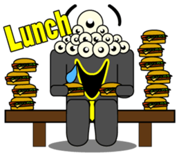 Daker - The Worker Monster sticker #494813