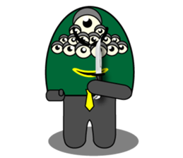 Daker - The Worker Monster sticker #494816