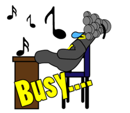 Daker - The Worker Monster sticker #494824