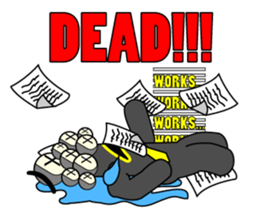 Daker - The Worker Monster sticker #494830