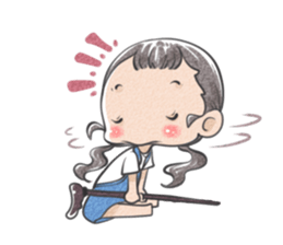 Jia and her pet sticker #494916