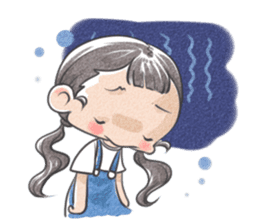 Jia and her pet sticker #494922