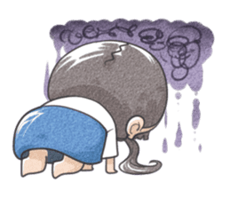 Jia and her pet sticker #494923