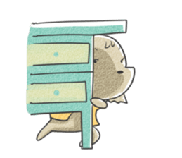 Jia and her pet sticker #494930