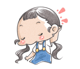 Jia and her pet sticker #494931