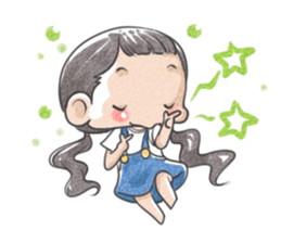 Jia and her pet sticker #494935