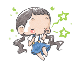 Jia and her pet sticker #494935