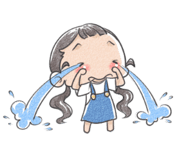 Jia and her pet sticker #494938